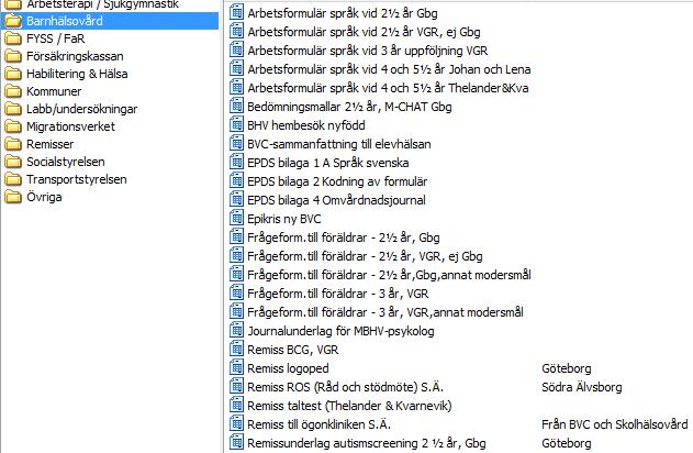 7 DOKUMENTATION AV EPDS-SCREENING EPDS - Edingburgh Postnatal Depression Scale. Blankett för genomförande av screening finns under blanketter och formulär, barnhälsovård.