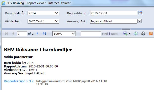 13.3 RAPPORT ANGÅENDE