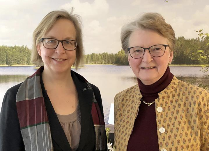 SÄLLSKAPET DE GAMLAS VÄNNER VÄRNAR OM ALLAS RÄTT TILL EN VÄRDIG ÅLDERDOM Äldreboendechef Christine Tell och Marianne af Malmborg besöker Ersta Hannahemmet. SÄLLSKAPET DE GAMLAS VÄNNER bildades 1895.