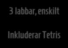 Inkluderar Tetris 3 hp