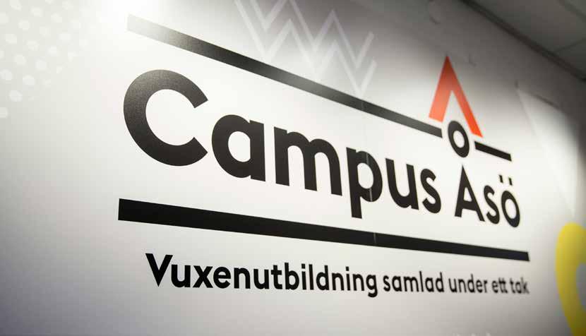 Campus Åsö -vuxenutbildning samlad under ett tak På Campus Åsö samlas vuxenutbildningens olika delar under ett och samma tak för att ge dig de bästa förutsättningarna för att klara dina studier.