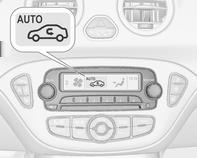 Klimatreglering 113 Reglage för: Fläkthastighet Temperatur Luftfördelning n = Kylning AUTO = Automatikdrift 4 = Manuell innercirkulation V = Avfuktning och avfrostning Uppvärmd bakruta Ü 3 28,