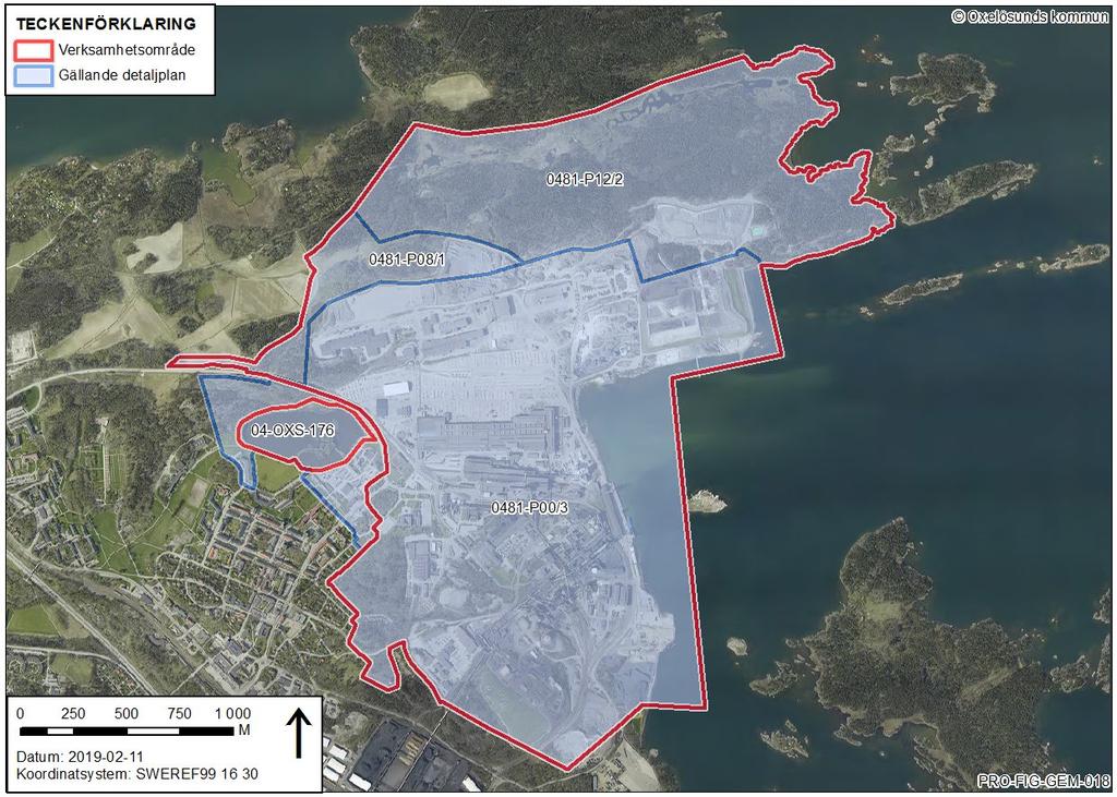 2019-03-01 s 18 (81) 6.3. Planförhållanden SSABs verksamhetsområde är i kommunens översiktsplan (laga kraft 2018-07-11) markerat som område med verksamheter.