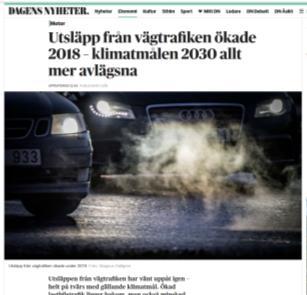 Ökande lastbilstrafik