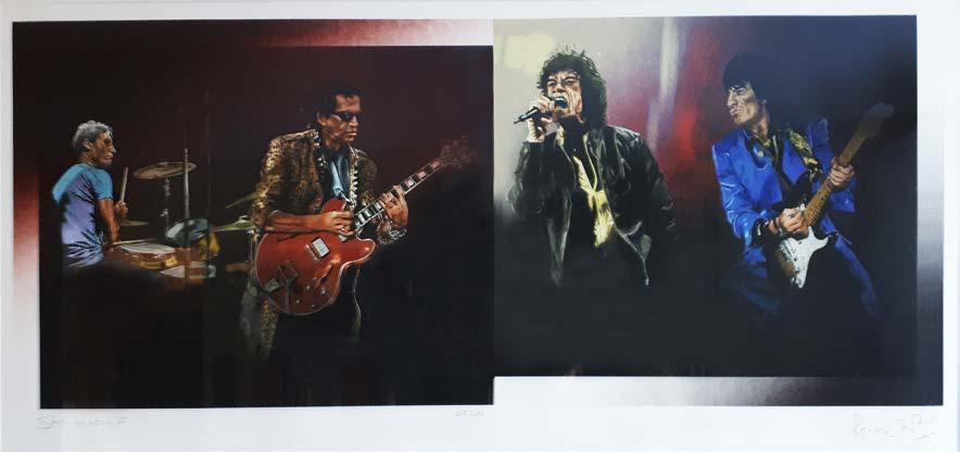 RONNIE WOOD Ronnie Wood, mest känd som gitarrist och låtskrivare i ett av världens mest berömda rockband - The Rolling Stones.