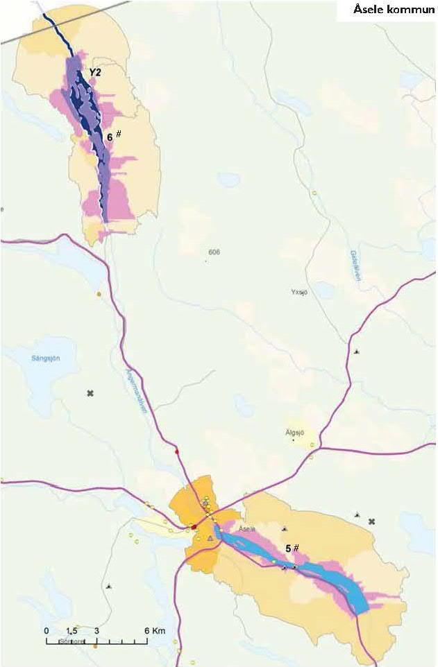 Grundvattentillgångar i Åsele.