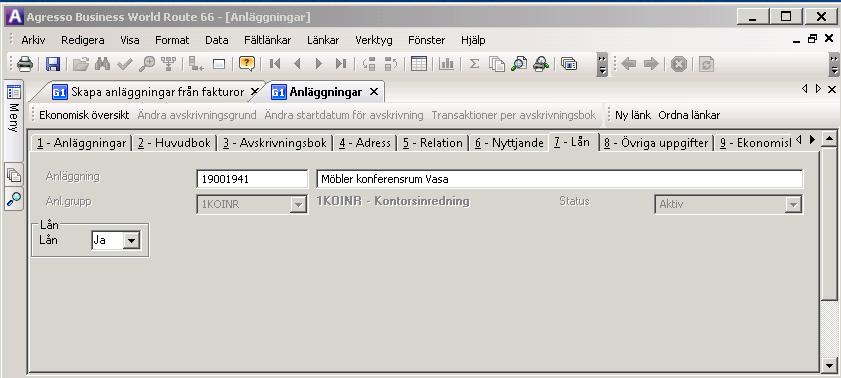 Registrera anläggning sid 7 (8) Välj flik 6 - Nyttjande.