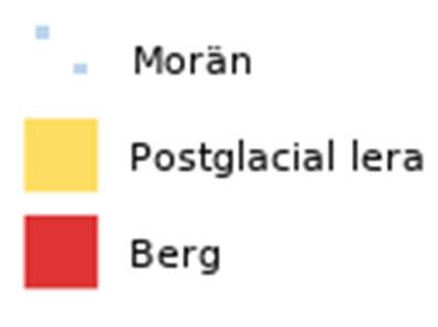 förutsättningarna för naturlig infiltration som låga till måttliga