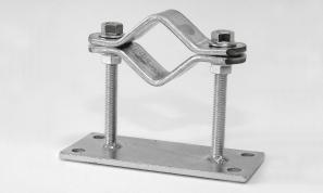 nr: 522 21 01 Väggfäste VF-210, 7,5 cm från vägg. För rör 30 50 mm.