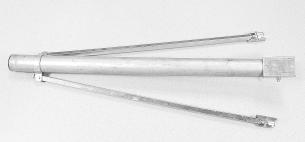 nr: 526 39 00 Takstos komplett alumnium, stoshatt 32 50 mm + spännband medföljer.
