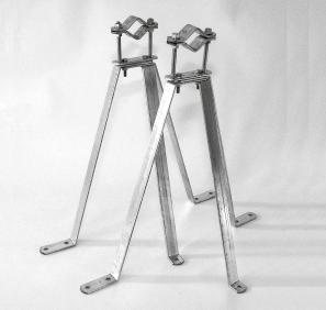 nr: 522 28 02 Väggfäste VF-335P, 35 cm från vägg, för rör 50 76 mm.