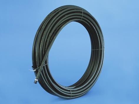 Fästen typ BF används. Kabelrör tillverkade av svart HDpolyeten. Kabelskyddsrören är märkta med "KRAFTKABEL SREP".