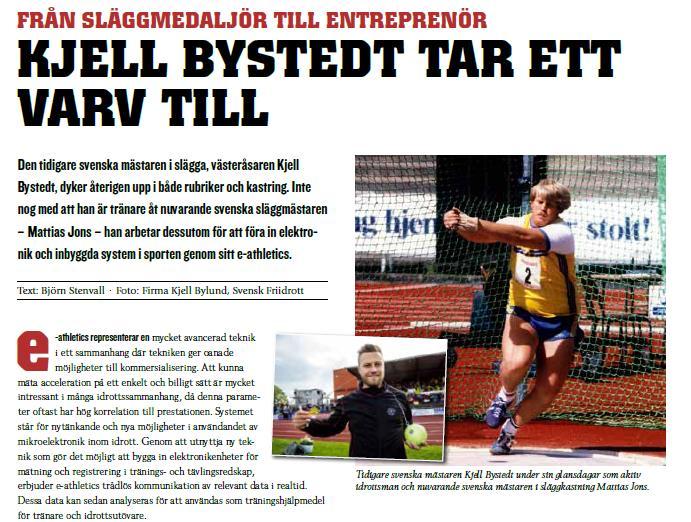 Bra exempel; e-athletics Vann Embedded