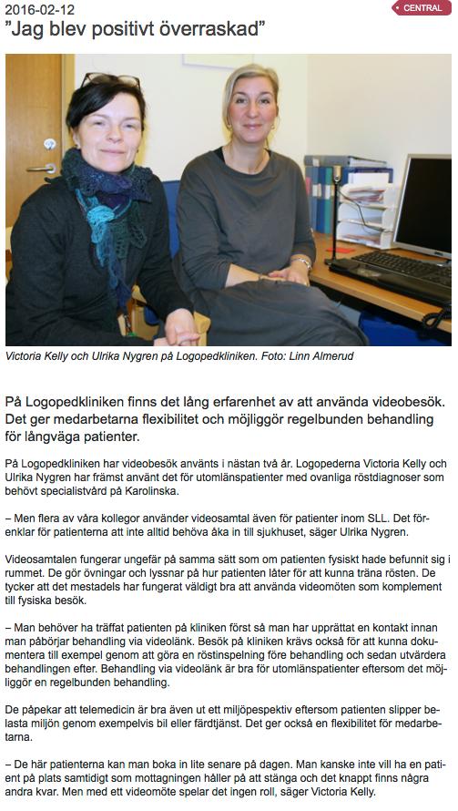 Videobesök i