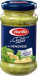 26,20/kg PESTO 20:- Barilla 190-200 g Genovese Rosso