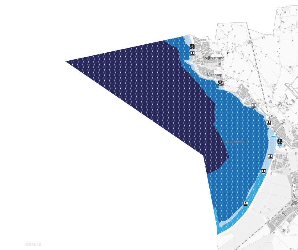 5 Kustvattenplan (ÖP 2035) ÖP digitala kartor Hänsynsområdet för bad och friluftsliv omfattar havsområdet från stranden och sträcker