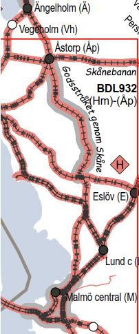 Söderåsbanan Trafikavbrott Teckomatorp-(Åstorp)-Ängelholm v5-18 Teckomatorp-Åstorp (PSB) Arbete med Pågatågsanpassning etapp 3 Fortsatt arbete