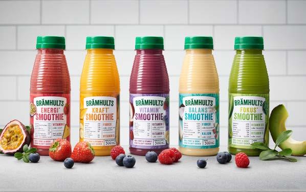 RUBRIK OM SORTIMENT SMOOTHIES MED SMAK AV RDGUBBAR OCH PASSIONSFRUKT ENERGI SMOOTHIE ARTIKELNR (ARLA) 66826 EAN KOD BAS 7313619000235 EAN KOD MELLAN 5007187 NU ÄVEN PÅ OR FLAS!