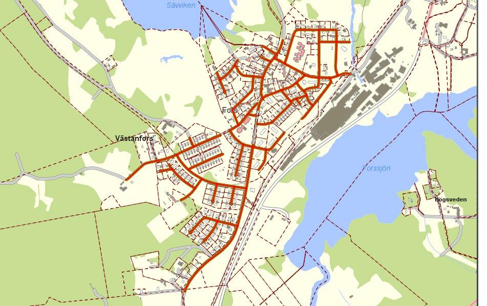 Avesta kommun sammanträdesprotokoll Sida 6 20 Avesta kommuns lokala trafikföreskrifter 2084 2019-00015, 40 km i Fors Dnr KK 2019 000095 511 Teknisk service arbetar med översyn av gällande