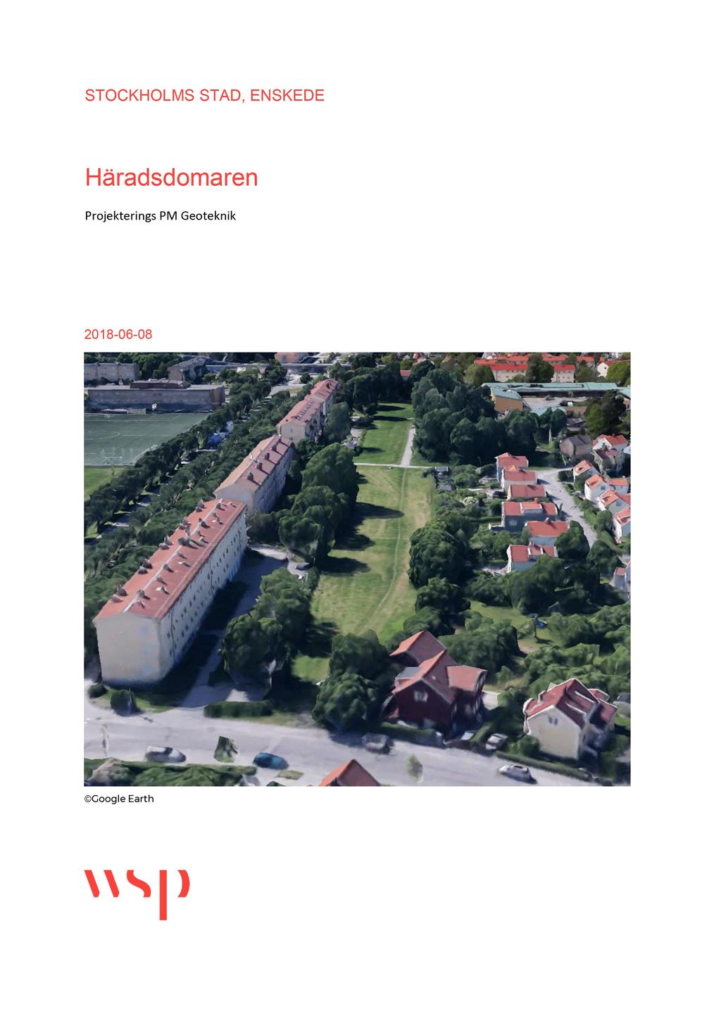 STOCKH OLMS STAD, ENSKEDE Häradsdomaren