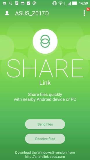 9 ZenLink ZenLink 9 Delningslänk Dela och ta emot filer, appar eller mediainnehåll med Android-mobilenheter med appen Delningslänk (för ASUS mobilenheter) eller SHAREit-appen (för andra mobilenheter)