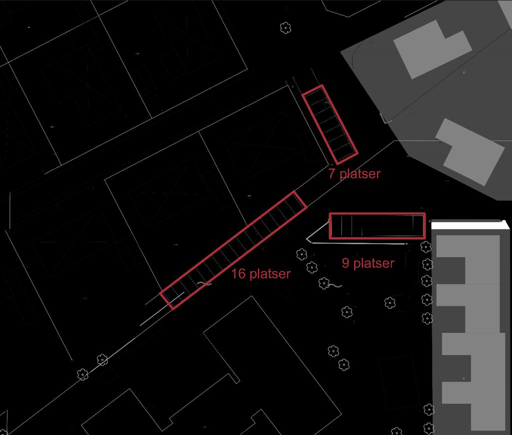 Figur 4. Alternativ lösning för parkering om platser för personal inte kan lösas på annan plats 2.3.