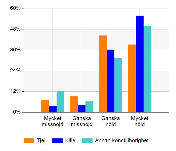 Högstadiet: Hur nöjd eller missnöjd är du med ditt liv när det handlar om följande?