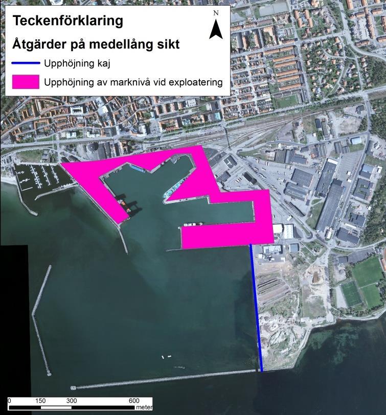 repo001.docx 2012-03-29 Figur 6-10 Åtgärder på medellång sikt inom delsträcka E Hamnen och marinan.