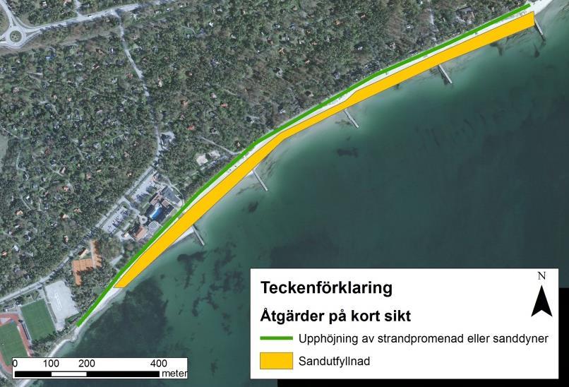 repo001.docx 2012-03-29 Figur 6-12 Åtgärder på kort sikt inom delsträcka G Ystad sandskog väster.