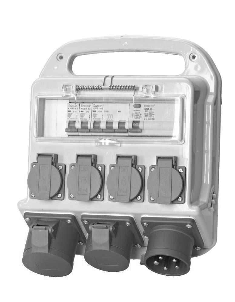 Distribution Box 32 A / 230 V 402-392 SV NO PL EN Bruksanvisning i original