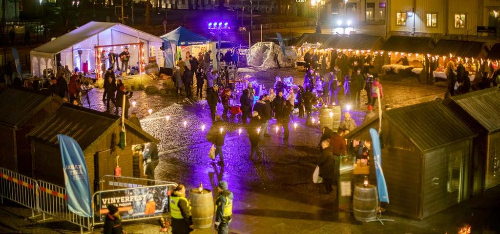 Vi blickar tillbaka Vad: Vinterfest på Stora torget, det första större evenemanget inom Kanalåret 2019 När: 14 februari 2019 Hur: 17 utställare, live-musik Arrangörer: Södertälje Centrumförening och