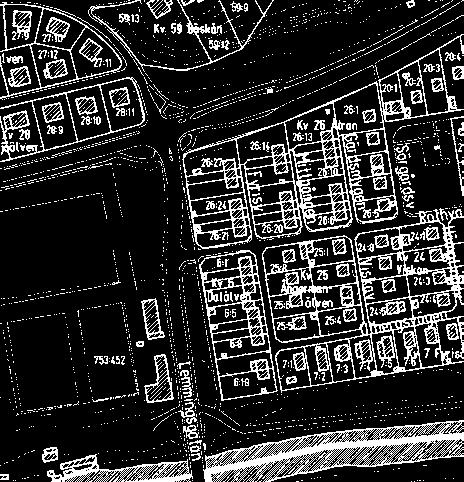 Lemmingsgatan, radhus Utby 53:B Miljön omfattar sex radhuslängor som ingår i ett större småhusområde. Anders Mattssonsgatan 11, kv 38:7.