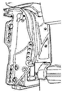 tiltstödsspak, tiltrör, rorkultshandtag, styrkabel 92-802859Q 1 8M0071841 Styrsadel smörj genom nippel. Tiltstödsspak - smörj genom nippel.