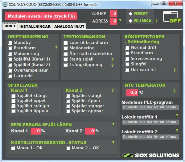 DFF VISUAL SETUP DFF-formuläret i sig är bara en enkel fil på några Kb med filändelsen.dff. För att filerna skall bli körbara eller klickbara behöver Visual Setup installeras. Gå till sioxsolutions.