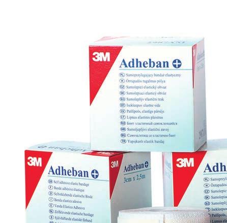 16 Produktsortiment inom immobilisering Gipstillbehör 3M Adheban