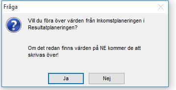 När du känner dig nöjd med ett alternativ markerar du det enligt nedan: Tryck därefter på knappen Gå