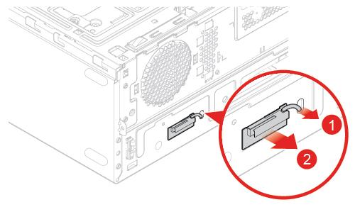 Bild 77. Ta bort den främre Wi-Fi-antennen Bild 78. Installera den främre Wi-Fi-antennen 4.