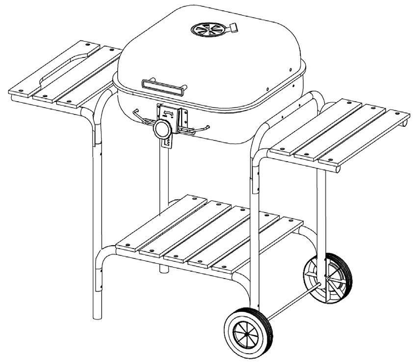 Manual/Bruksanvisning/Gebrauchsanweisung/Käyttöohje Charcoal BBQ Kolgrill /