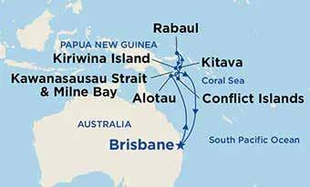 Under 11 nätters kryssning får vi uppleva fem olika stopp i Papua Nya Guinea.