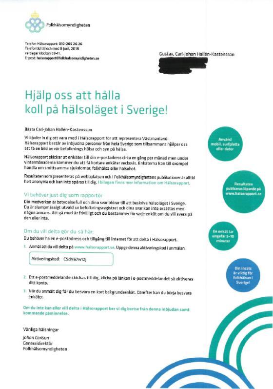 4 (15) Aktiveringskoden För