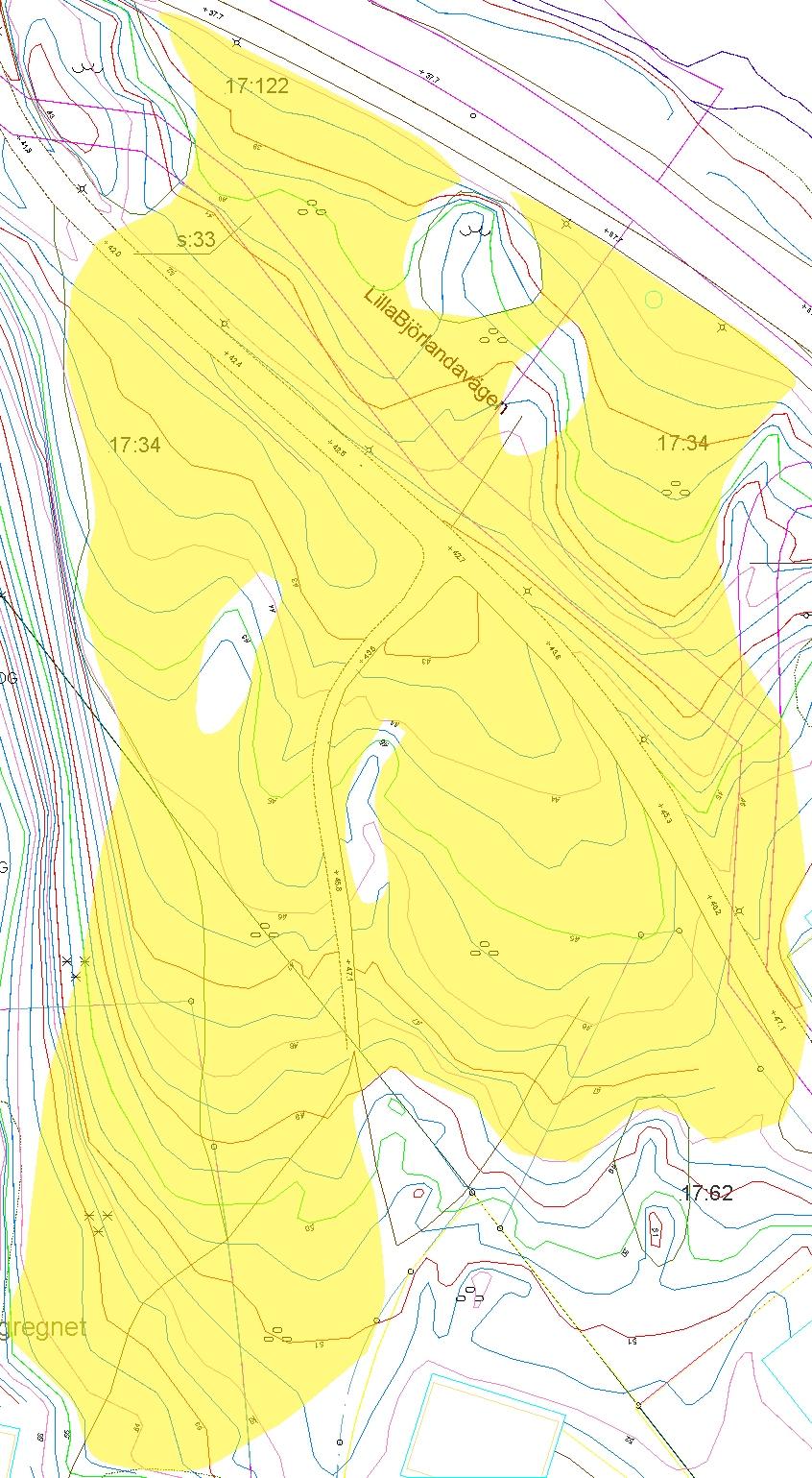 .7 40.5 48.7 41 17:122 39.3 41 Tall 41 40 TÄTSKOG s:33.0.7 Li ll a Bj ö rl a.4 nd Lerig silt 17:34 av äg en.9 Lerig silt Lerig silt s:40.7 44 63 60 61 17:34.5 Tall 62.9.6 TÄTSKOG.