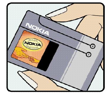 Riktlinjer för äkthetskontroll av Nokia-batterier För din egen säkerhet bör du alltid använda originalbatterier från Nokia.