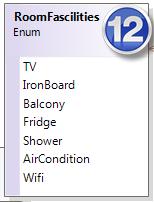 Beds + Room() : (ctor) + ToString() : override string + Beds : enum + RoomFascilities : enum 12.