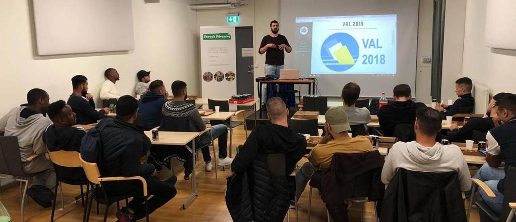 Totalt närvarade 47 boende från Sofielund som gjorde kvällen till en succé. Under kvällen visade även mammor boende intresse för att börja dagvandra.