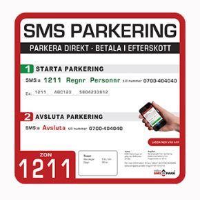 Såhär gör du App-parkering: Vår app finns för både iphone och Android. Med appen startar och avslutar du snabbt och enkelt din parkering.