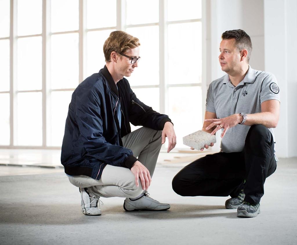 DIN PROFESSIONELLA PARTNER Plan Process Partnerskap Prestanda Vi stöttar dig i valet av golvlösning och ser till att den blir verklighet. Vi hjälper dig från start till mål.