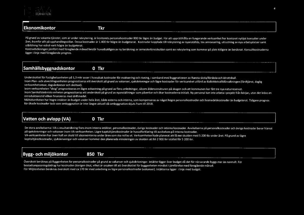 Kostnader kopplade till rekrytering av nyanställda, tex annonsering, utrustning av nya arbetsplatser samt utbildning har också varit högre än budgeterat.