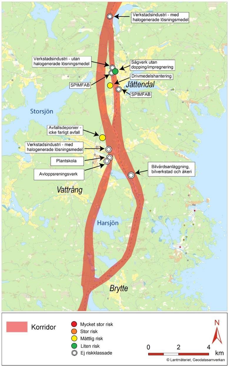 7.13. Masshantering och förorenade massor Förutsättningar Inom etappen har det funnits och finns olika verksamheter som har gett upphov till föroreningar i mark och vatten.