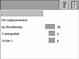 C M7 PID parametrar Vid