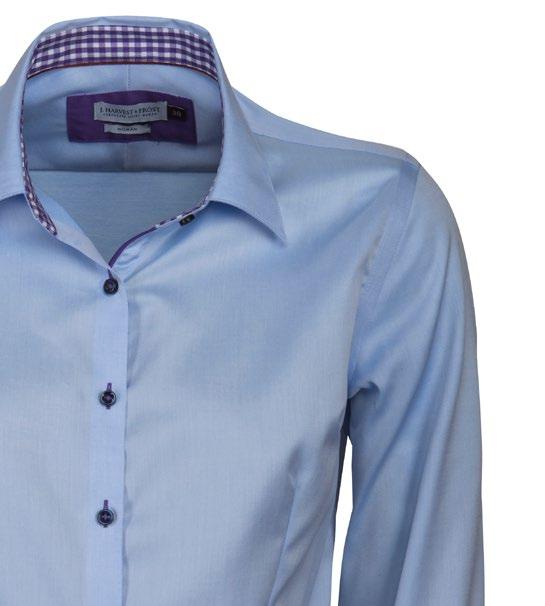 Split yoke i rygg, medium cut-away krage och en 35 mm hög knappslå sätter standarden för denna stiliga, men klassiska skjorta.